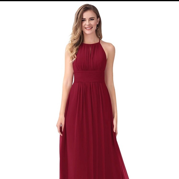 Azazie Dresses & Skirts - Azazie Burgundy “Bonnie” Bridesmaid Dress
